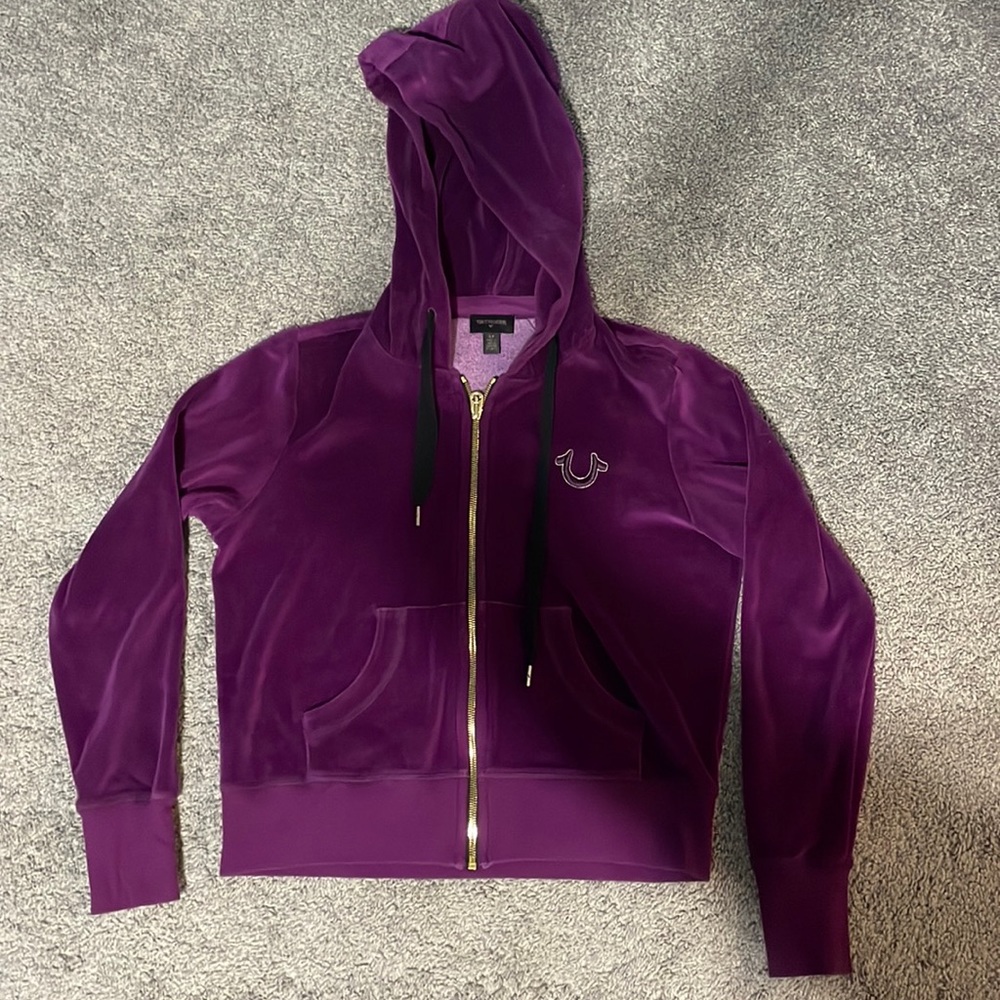 Velour Zip up hoodie